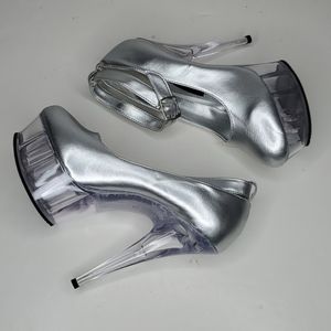 GASOLINE GLAMOUR SILVER METALLIC SHOES